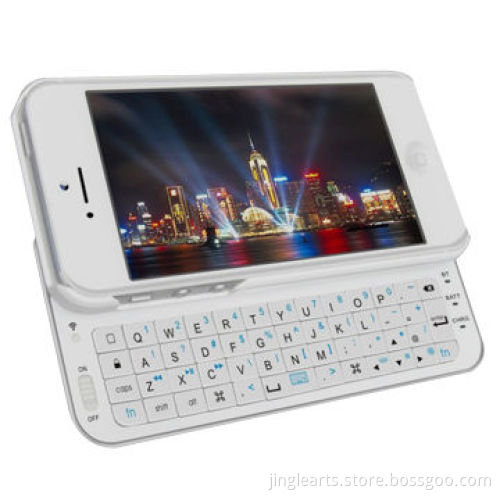 Mobile Phone Bluetooth Keyboard for iPhone 5, Ultra-thin Slide-out, Wireless